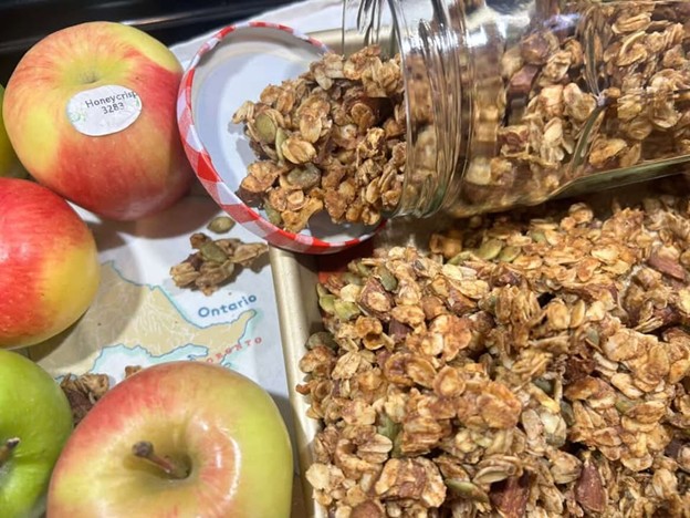 Easy Apple & Nut Granola
